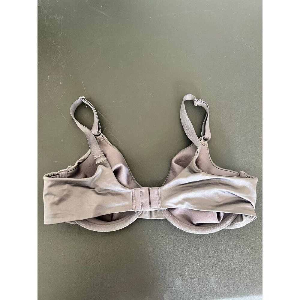 Vtg Vanity Fair Bra 34D Grey Satin Style - Picture 4 of 6